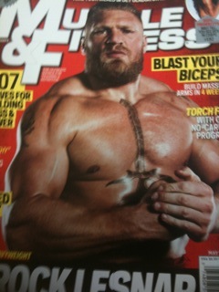 PHOTO: Brock Lesnar on Cover of New Muscle & Fitness ...