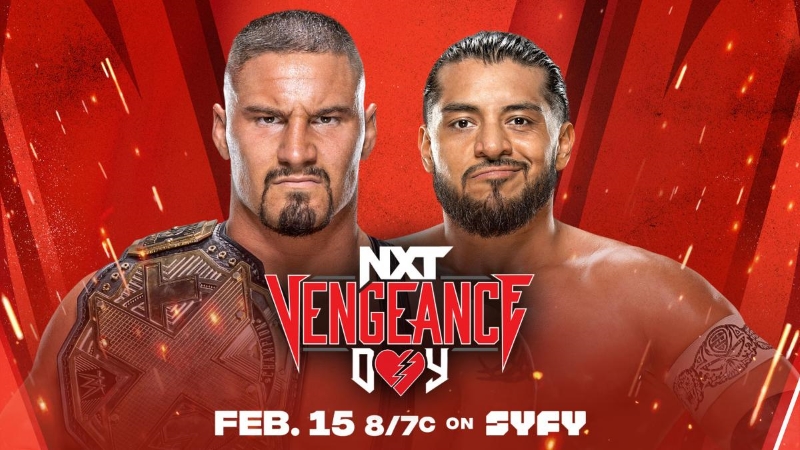 Bron Breakker & Santos Escobar NXT Championship Match at NXT Vengeance Day 